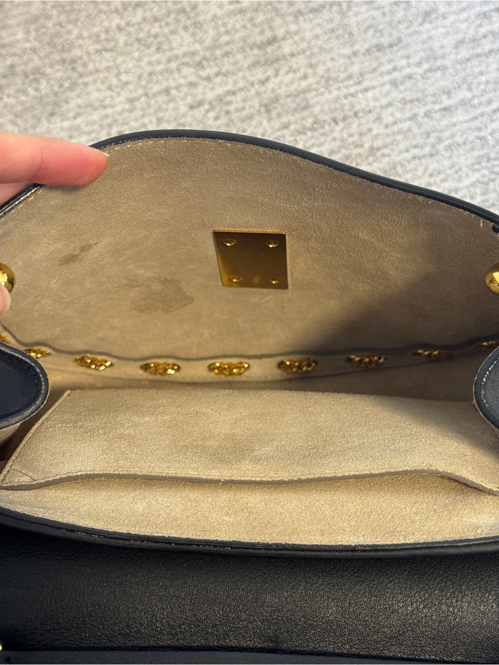 Chloé Drew Threaded-Chain Shoulder Bag - Picture 5 of 8